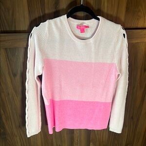 Lilly Pulitzer Knit Sweater in Soft Pink- LIKE NEW